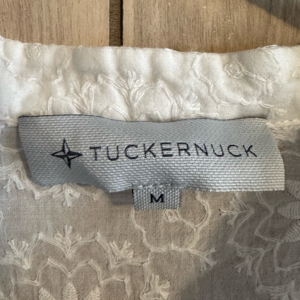 Tuckernuck White Lace Eyelet Blouse - Picture 4 of 5